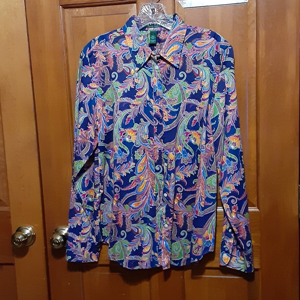 Lauren Ralph Lauren Colorful Blouse